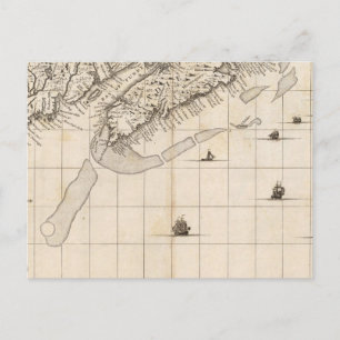 Postal Mapa del Imperio Británico en Estados Unidos Hoja 