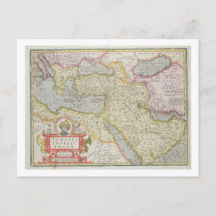 Postal Mapa del Imperio Turco, del Mercator 'Atla