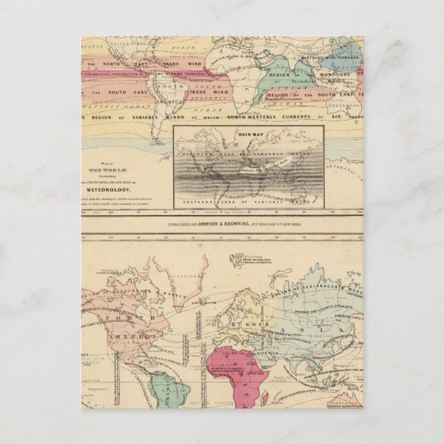 Postal Mapa del mundo 2 (Anverso)