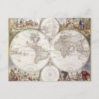 Mapa del mundo del atlas Maior