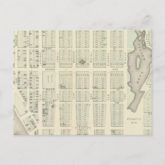 Postal Mapa del Parque Asbury, Condado de Monmouth, Nueva