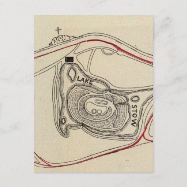 Postal Mapa del Parque Golden Gate (Anverso)