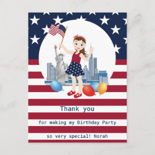 Postal Mapa del Tesoro de la Chica Pirata Diversión Fiest