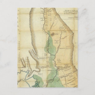 Postal Mapa del Valle del Sacramento