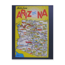 Mapa estatal de Arizona