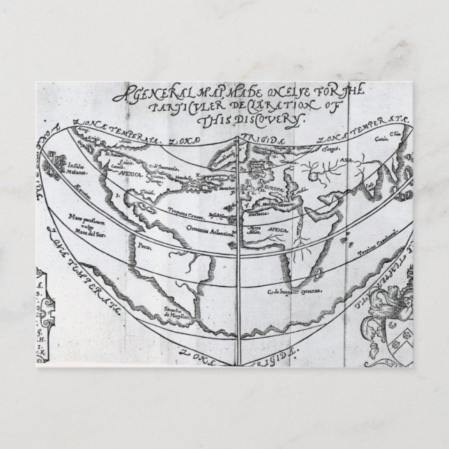 Postal Mapa general (Anverso)