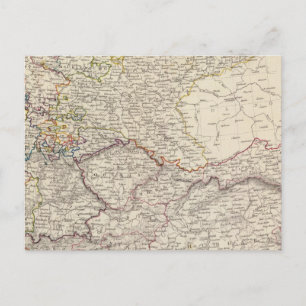 Postal Mapa general de Alemania