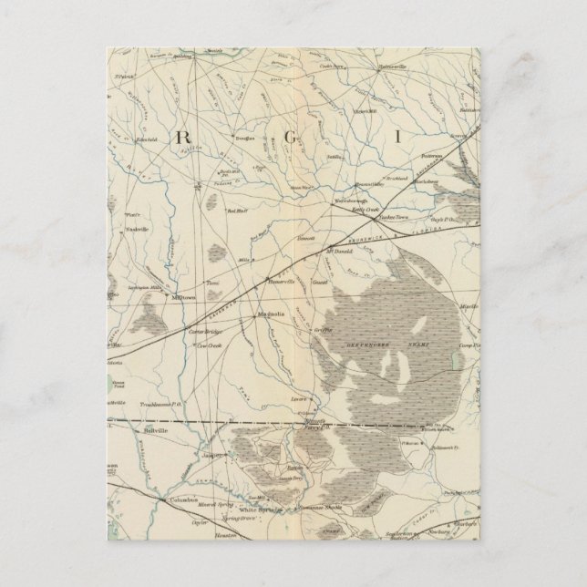 Postal Mapa general X (Anverso)