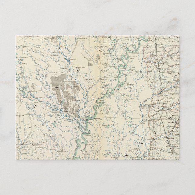 Postal Mapa general XIX (Anverso)