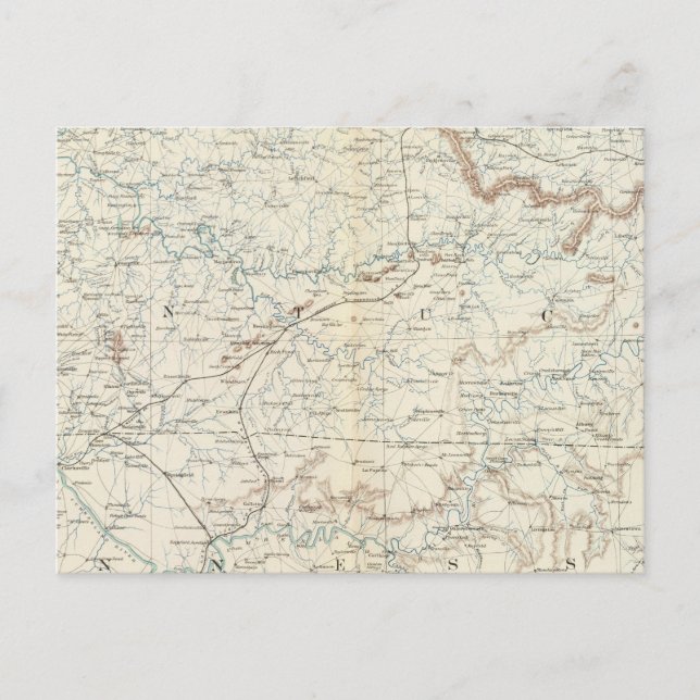 Postal Mapa general XV (Anverso)