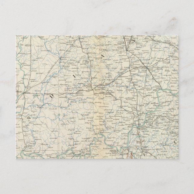 Postal Mapa general XVI (Anverso)