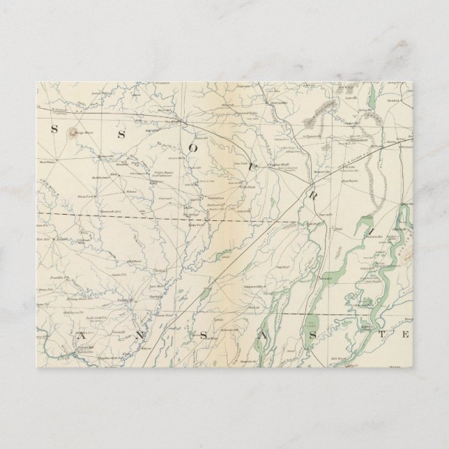 Postal Mapa general XVIII (Anverso)