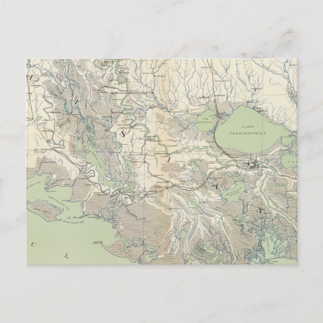 Postal Mapa general XXI (Anverso)