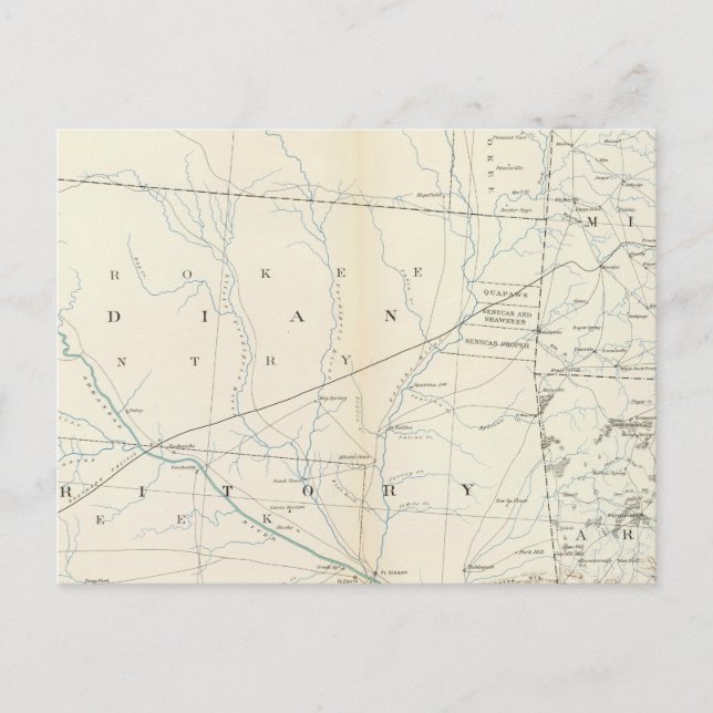 Postal Mapa general XXV (Anverso)