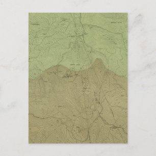 Postal Mapa geológico del nuevo distrito de Idria