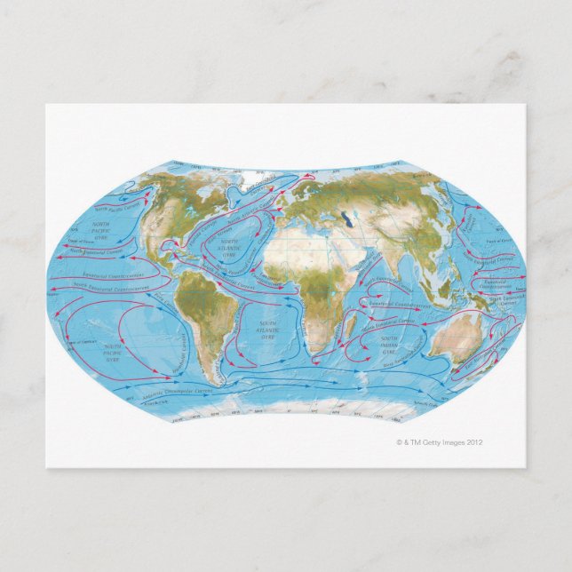 Postal Mapa ilustrado (Anverso)