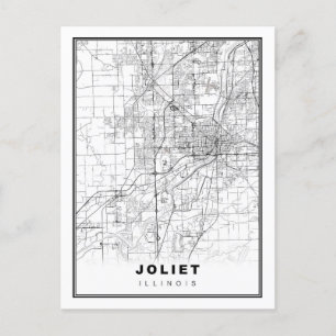 Postal Mapa Joliet