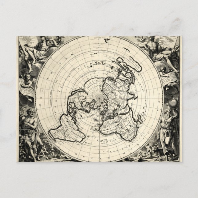 Postal Mapa más antiguo (Anverso)