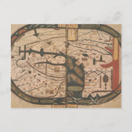Postal Mapa mundial