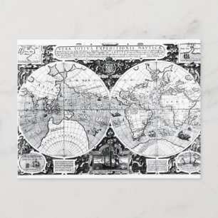 Postal Mapa mundial