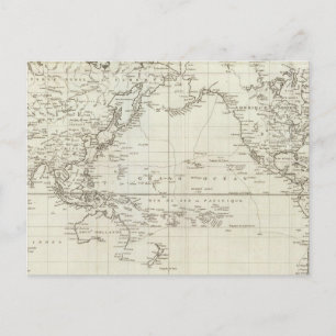 Postal Mapa mundial 6