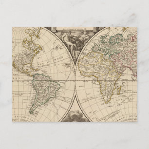 Postal Mapa mundial 9