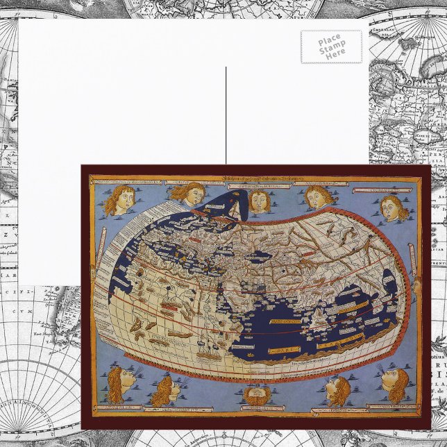 Postal Mapa Mundial de Antigüedades Ptolémicas, Johannes  (Subido por el creador)