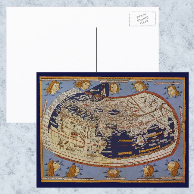 Postal Mapa Mundial de Antigüedades Ptolémicas, Johannes  (Subido por el creador)
