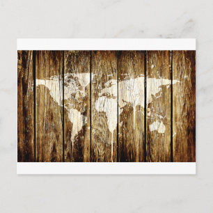 Postal mapa mundial de granos 2