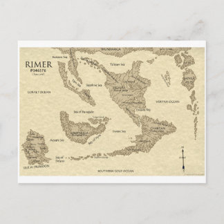 Postal Mapa Mundial Rimario 2009