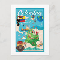 Mapa personalizado de Colombia