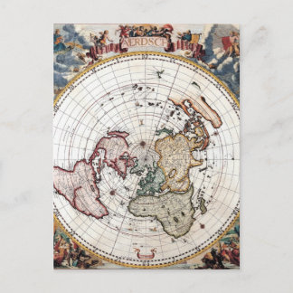 Postal Mapa polar del siglo XVIII