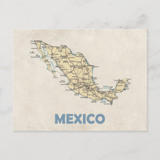 Postal MAPA POSTCARDS (H) (H) México
