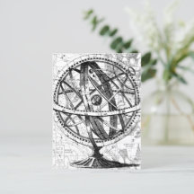 Mapa retro intrincado de la cosecha de la tierra d