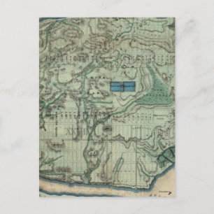 Postal Mapa sanitario y topográfico de la ciudad de Nueva
