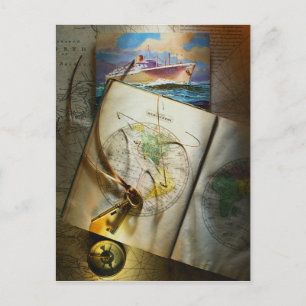 Postal Mapa y brújula
