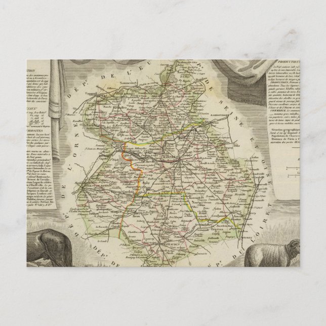 Postal mapas de ilustracion (Anverso)