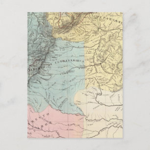 Postal Mapas históricos militares de Venezuela