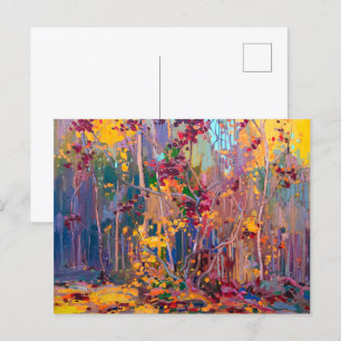 Postal Maple Saplings Octubre Tom Thomson