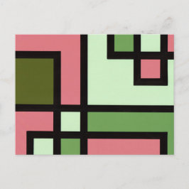Postal mapper #5 ポストカード 抽象画 モダン 幾何学