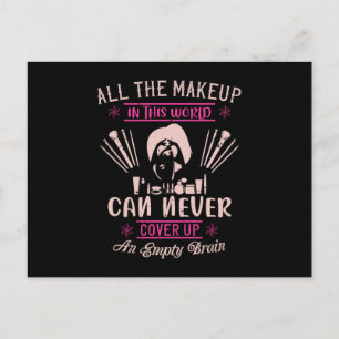 Postal Maquillaje - El maquillaje no puede cubrir el cere