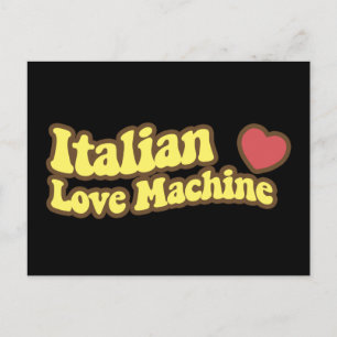 Postal Máquina de amor italiana