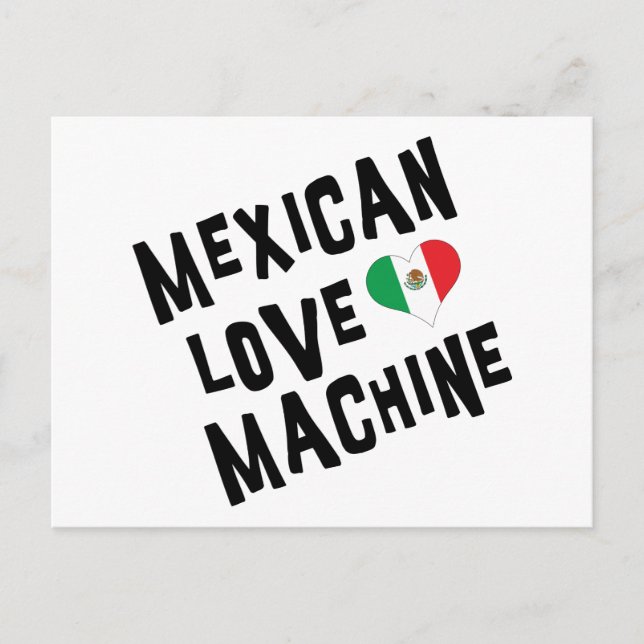 Postal Máquina de amor mexicana (Anverso)