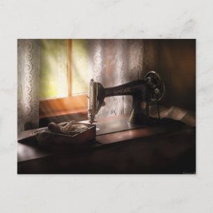 Postal Máquina de coser - Cantante II