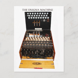 Postal Máquina de época Enigma códigos secretos militares