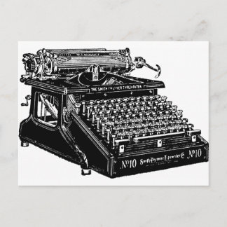 Postal Máquina de escribir en 1910