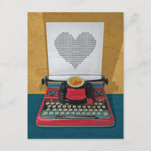 Postal Máquina de juguetes vintage retro I.T. 50s