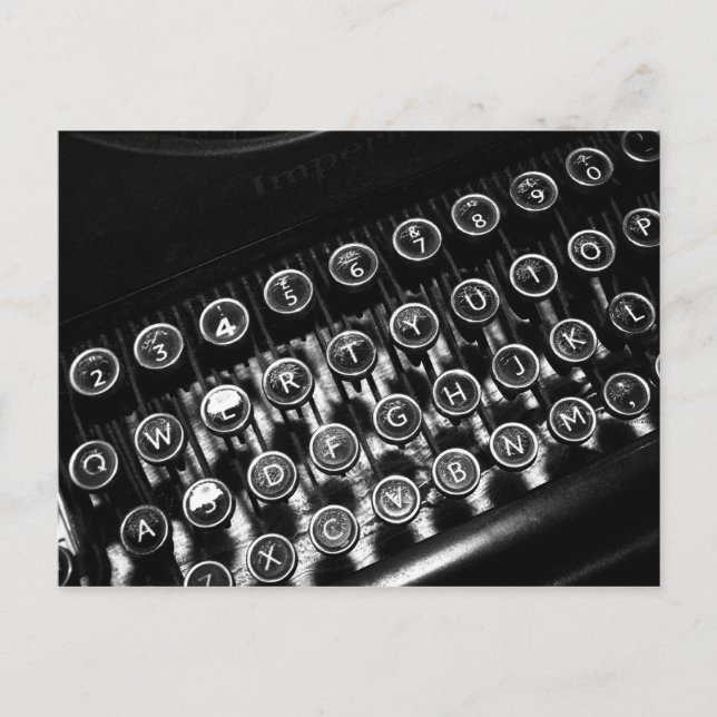 Postal Máquina de vintage (Anverso)