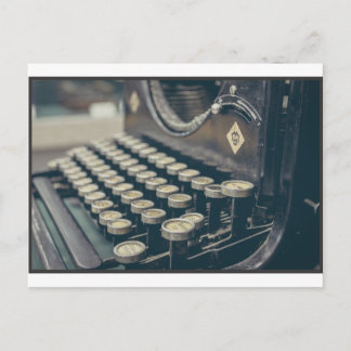 Postal Máquina de vintage