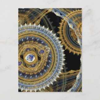 Postal Máquina Steampunk